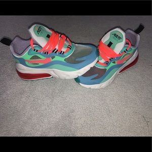 Nike Air 270 React - Blue/Lime